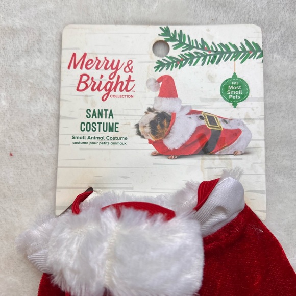 Merry and Bright Santa Costume for Small Animals and puppies - Picture 2 of 6